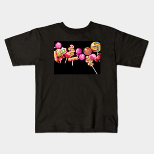 Candy t shirt sweet candy lollly pop Kids T-Shirt